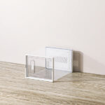 12-Piece Medium White Plastic Mesh Shoe Box Set - 35.00*25.00*19.00cm, Modular Design for Home Storage - Image 8