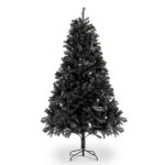 FCH 6ft 1050 Branches PVC Christmas Tree Black