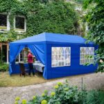 Same Code 46477147 10'x20' Outdoor Party Tent with 6 Removable Sidewalls, Waterproof Canopy Patio Wedding Gazebo, Blue - Image 18