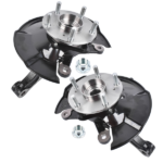 Pair Front Steering Knuckle & Hub Bearing Assembly Replacement for Honda Civic 2012 1.5 1.8L - Image 9
