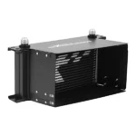 Universal 19 Row Transmission Cooler 10AN Stacked Plate Oil Cooler Aluminum Kit