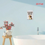 CIFbuy Shih Tzu Vintage Metal Plaque Sign, 2D Flat Print Fun Pet Wall Art, Decorative Tin Sign For Home Bedroom Office Cafe Garage Indo TikTok, TikTok, Self-pickup Logiopics - Image 5