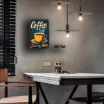 CIFbuy Vintage | Vintage Cup Metal Sign 1pc 2D Flat Tin Art Poster 8X12 Inch Retro Waterproof Rustproof Hanging Plaque Decor For Bathro TikTok, TikTok, thro Self-pickup Logiopics - Image 4