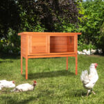 36" Single Deck Waterproof Wooden Chicken Coop Hen House Pet Animal Poultry Cage Rabbit Hutch Natura - Image 15