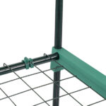 69x49x160cm Black Iron Pipe Pointed Mini Flower Stand With 4 Layers Of Grid, With Zipper Rolling Door, PE Cloth Green House SAME AS99351374 - Image 30
