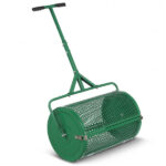 24" Lawn Topdressing Spreader with 0.75"×0.5" Mesh, Compost Spreader for Soil Sand Fertilizer Green - Image 2