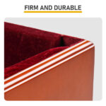 4/4 Natural reddish-brown cello base with foam protective layer - Image 16