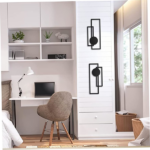 CIFbuy Abstract Line iron Wall Art Set Modern Minimalist Black and White Decor for Living Room Bedroom Office Halloween Gift (TikTok, temu pick-up service) - Image 8
