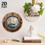 CIFbuy Nautical Sailboat Wall Art Vintage Coastal Decor for Home TikTok, temu pick-up service - Image 5
