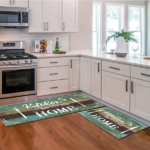 Kitchen Rug Sets 2 Pieces, Washable Kitchen Mats for Floor, Non Slip Soft Kitchen Area Rug Floor Mat for Kitchen, Laundry Room and Hallway (Teal, 20''x32''+20''x60'') - Image 7