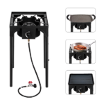 Replace 41519182 Outdoor Camp Stove High Pressure Propane Gas Cooker Portable Cast Iron Patio Cooking Burner (Single Burner 75000-BTU) - Image 7