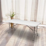 6' Folding Table Portable Plastic Indoor Outdoor Picnic Party Dining Camping Tables - Image 21