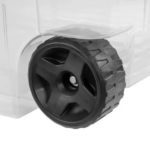 Extra-Large Wheeled Rugged Storage Bin, 160 Quart Durable Clear Storage Container with Latching Lid and Pull Handle, Green, 2 Pack (Shipment from Walmart) - Image 3
