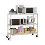 6-Tier disassembly and free assembly NSF-Certified Steel Wire Shelving with Wheels - Image 8