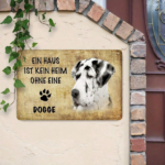 CIFbuy Treasure Mix Great Dane Dog Metal Tin Sign A House Is Not A Home Without A Great Dane Quote 8x12In 20x30Cm 2D Flat Unframed Vint TikTok, TikTok, Vint Self-pickup Logiopics - Image 2