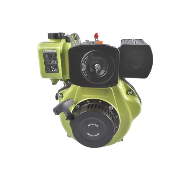 5HP 4-stroke Heavy Duty Single Cylinder Diesel Motor Engine 247CC/3600W (Green)