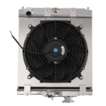 Aluminum Cooling Radiator fit for Honda Del Sol 1993-1997 MT+Fan Shroud Kit - Image 2