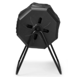 Outdoor Compost Tumbler Dual Chamber, Outdoor Tumbling Composter Dual Rotating Batch Compost Bin, 42 Gallon, Black - Image 4
