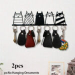 CIFbuy Top - Notch Cute Cat Decorative Hook. The 7 - Hooks Key Hook Rack That Transforms into a High - Quality Modern Wall - Mounted Coat Rack.Wall Sculptures.(TikTok/temu self-pickup orders) - Image 7