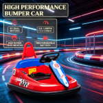 Red 6V Bumper Car for Kids – 360° Rotation Electric Ride On for Indoor Playroom - Image 6