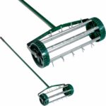 Heavy Duty Rolling Lawn Aerator,Rolling Lawn Aerator, Rotary Push Tine Spike Soil Lawn Aerator Gardening Tool with 3-Piece Long Steel Handle for Garden Yard Grass Maintenance,Not support self-pick up - Image 7