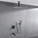 Shower System 16 Inch Square Bathroom Luxury Rain Mixer Shower Combo Set - Image 9