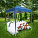 2 x 2m Practical Waterproof Right-Angle Folding Tent Blue - Image 8