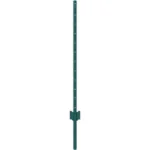 10-Pack 4ft U-Channel Fence Posts, Heavy Duty Steel Wire Fencing Stakes for Garden - Image 2