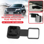 2" Trailer Tow Hitch Receiver Cover Plug Dust Cap Fit Toyota Lexus Jeep GMC Ford