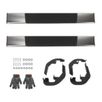 6" Side Step Running Board fit for Chevy GMC Silverado Sierra HD 2019-2025 Black - Image 6