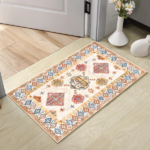 Boho Kitchen Rug Sets 4 Piece with Runner Non Slip Kitchen Rugs and Mats Washable Kitchen Mats for Floor Thick Kitchen Floor Mat Carpet Runner Rugs for Hallway Laundry Holiday Decor - Image 9