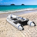 Camping Survivals 10ft PVC 330kg Water Adult Assault Boat Off-White - Image 29