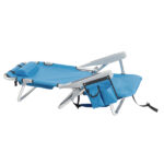 Same Code 56766889 63*65*82cm Short Oxford Cloth Silver White Aluminum Tube Bearing 100kg Beach Chair Blue - Image 19