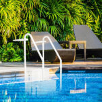 Replace 92690295 85*68*198cm PE Swimming Pool Escalator White