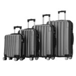 Vertical pattern four-in-one universal wheel with handle trolley case 16in 20in 24in 28in ABS aluminum alloy trolley classic color - dark gray N101 product upgrade - Image 16