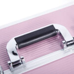 4 in 1 Aluminum Cosmetic Makeup Case Tattoo Box Pink - Image 10