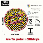 CIFbuy 1pc "I BET YOU LOOK GOOD ON THE, "I BET YOU LOOK GOOD ON THE DANCEFLOOR" YOU LOOK, GOOD ON THE DANCEFLOOR" Vintage Disco Wall Sign TikTok, Temu Self-pickup LogiSiics - Image 10