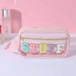 Colorful gradient leopard print plush handbag, detachable wristband, portable storage wallet for girls - Image 7