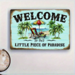 CIFbuy 8x12 Inch ( 20.3x30.5cm ) Aluminum Sign for Home (TikTok, temu pick-up service)