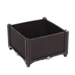 2Pcs Free Splicing Injection Planting Box Brown - Image 26