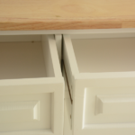 Kitchen Island & Kitchen Cart, Mobile Kitchen Island, Rubber Wood Top, Big & Adjustable Shelf Inside Cabinet for Different Utensils, Luxury Design Fits Party at Different Site. - Image 11