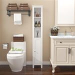 66.92" Tall Bathroom Storage Cabinet with Adjustable Shelves,1 Doors Freestanding Cabinet with Anti-Tip, Open compartments, for Home, Small Spaces, Bathroom,Kitchen, Living Room, White - Image 12