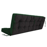 Outdoor Swing Cushions 70 Inch, Waterproof 4" Thick Porch Swing Cushion Replacement with Backrest and Ties, Comfortable 2-3 Seat Pation Swing Pad for Backyard, Garden, Lawn, Outdoor Furniture dark green - Image 6