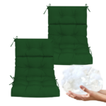 High Back Chair Cushions Set of 2, Waterproof Outdoor Rocking Chair Cushion with Ties, Rocking Chair Cushion for Outdoor Patio, Garden Porch - Image 4