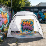 Spray Paint Tent