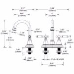 Bathroom Faucet Oil Rubbed Bronze 360 Degree High Arc Swivel Spout 4 Inches Centerset Vanity Faucet Modern 3 Holes Lavatory Faucet NOT INCLUED Drain[Unable ship on weekends, TK/TEMU only for pickup, only TX10643 warehouse supports GOFO] - Image 6
