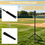 Blue Portable Baseball Net Set with 7.5x7ft Catcher Net Ball Caddy for Hitting Pitching Batting And Catching - All-in-One Sports Equipment - Image 4