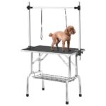 36" Professional Dog Pet Grooming Table Adjustable Heavy Duty Portable w/Arm & Noose & Mesh Tray - Image 14