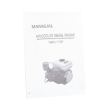 3HP 4-stroke Heavy Duty Single Cylinder Diesel Motor Engine 196CC/2200W (Orange) - Image 13