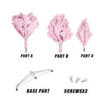 5FT Christmas tree pink - Image 3